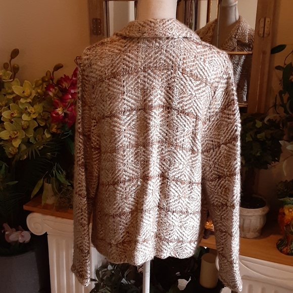 CHICO'S Nikita Cardigan Neutral Combo Size 2 NWT - Picture 3 of 10
